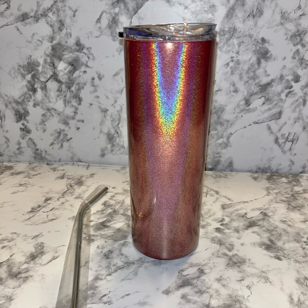 New Glitter Stainless Steel Sublimation Tumbler 20 oz